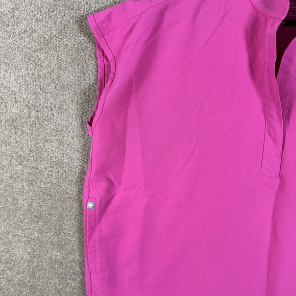 Figs Scrub Top Womens Small Pink Technical Collection Rafaela Oversized Medical - Picture 3 of 11